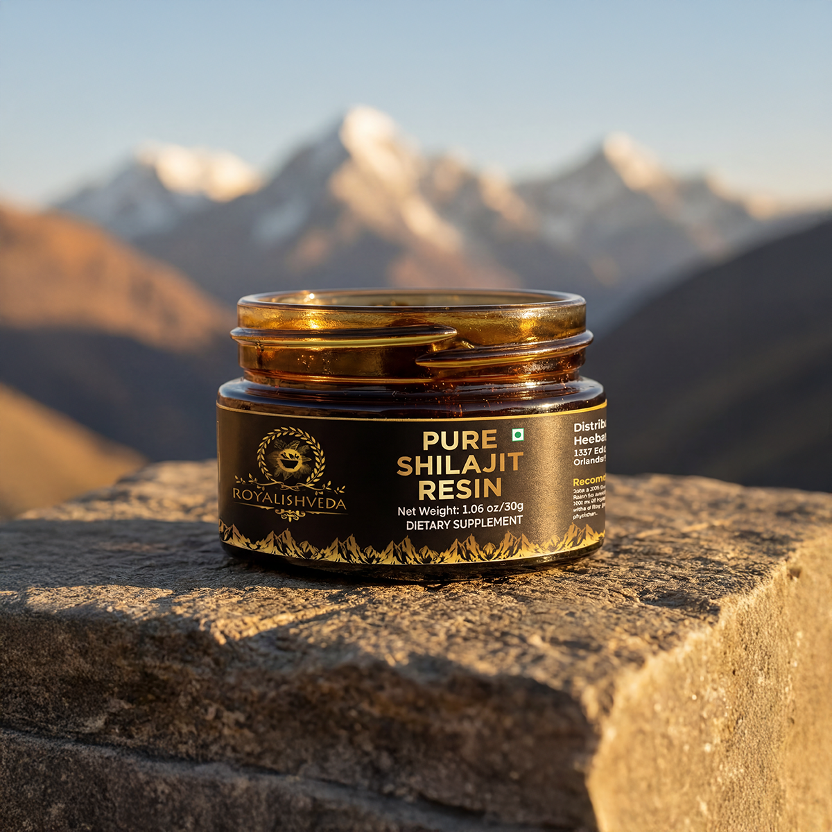 High-quality Shilajit Resin with COA and third-party testing checklist