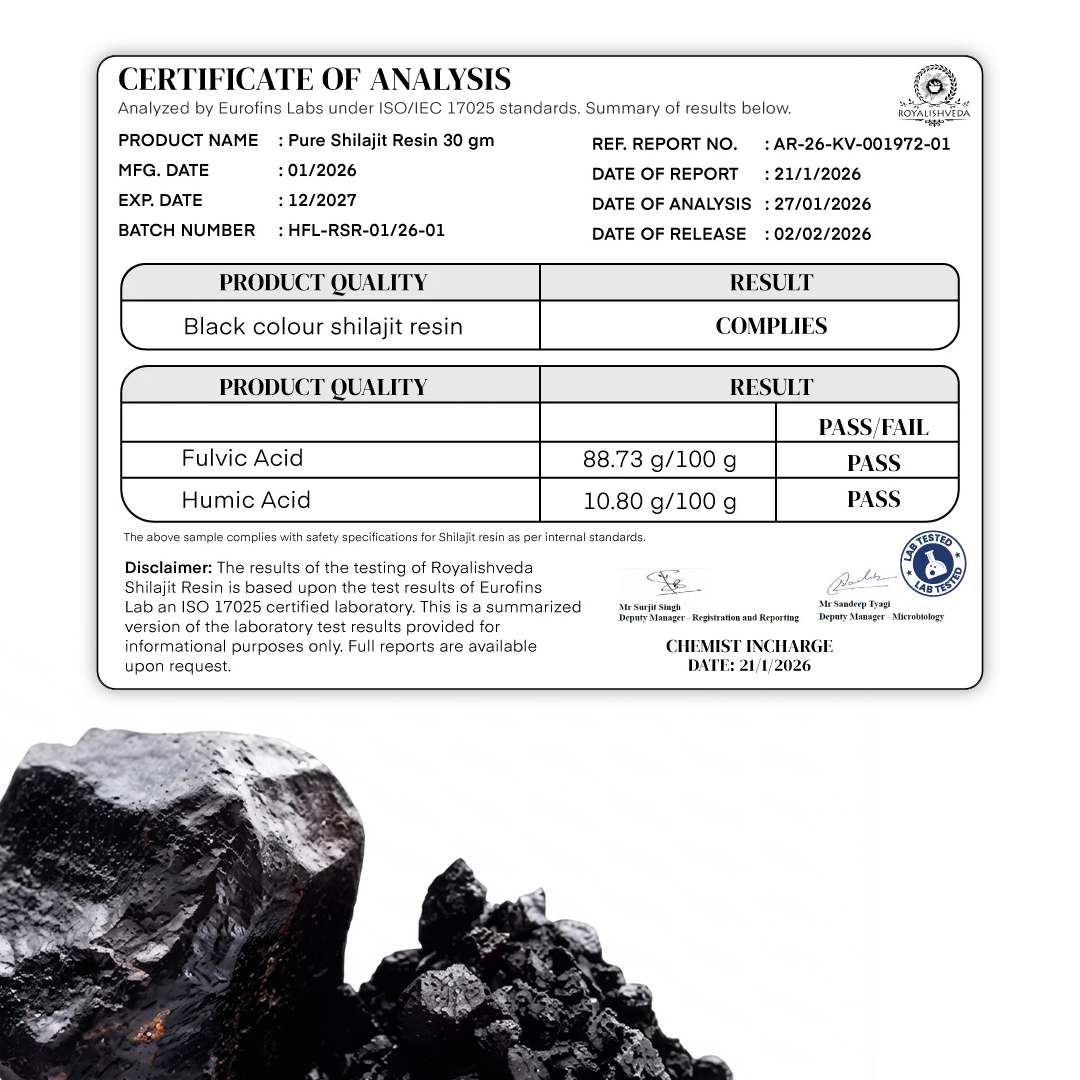 Pure Shilajit Resin — Made in our facility, sealed for freshness