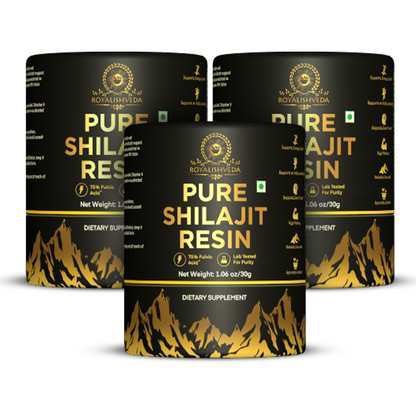 Pure Shilajit Resin — Made in our facility, sealed for freshness