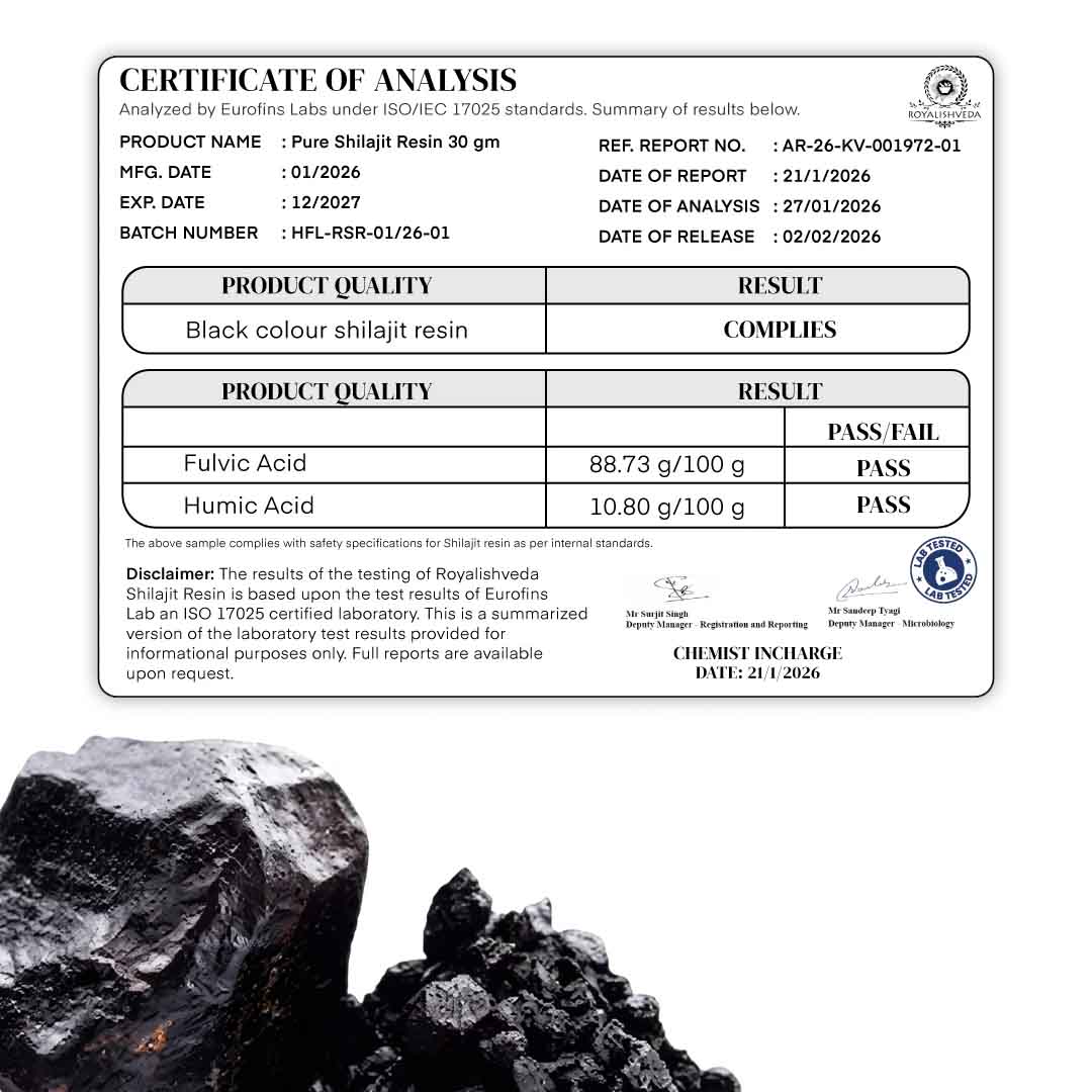 Pure Shilajit Resin — Made in our facility, sealed for freshness