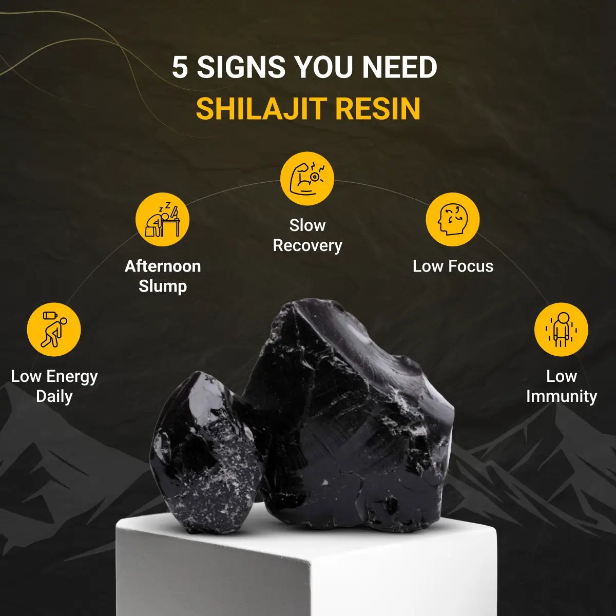 Pure Shilajit Resin