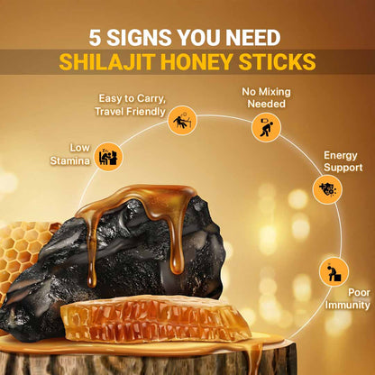 Shilajit Honey Sticks
