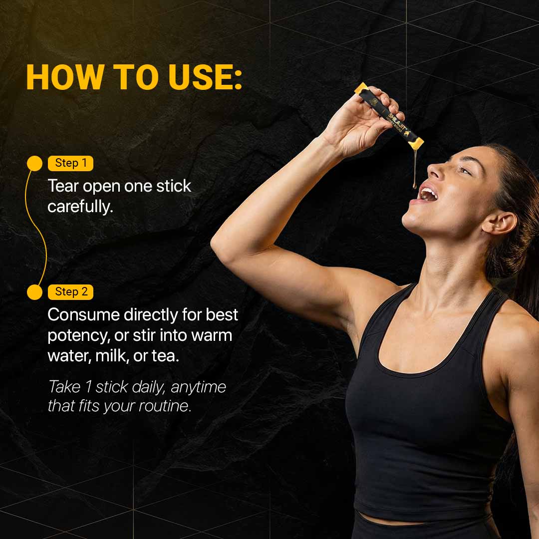 Shilajit Honey Sticks