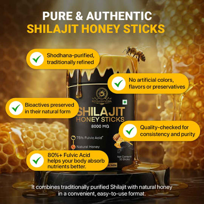 Shilajit Honey Sticks