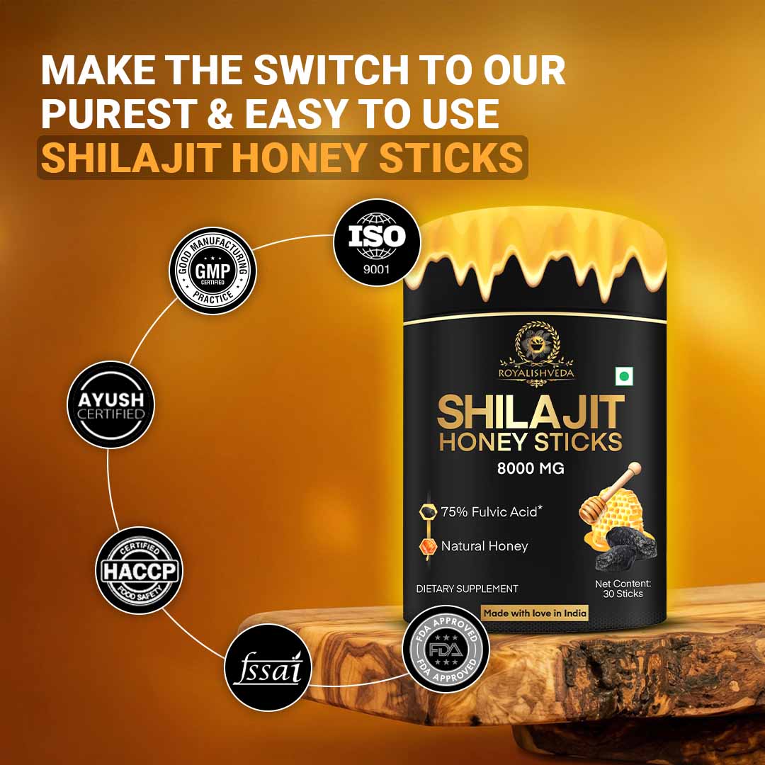 Shilajit Honey Sticks